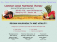 commonsensenutritionaltherapy.com