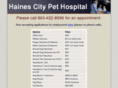 hainescitypethospital.com