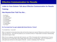 effectivecommunicationforresult.com