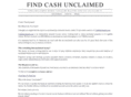 findcashunclaimed.com