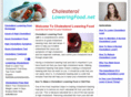 cholesterolloweringfood.net