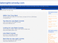 latenightcomedy.com