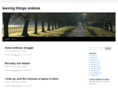 leavingthingsundone.com