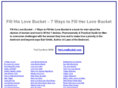 fillhislovebucket.com