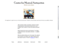 centerformusicalantiquities.com