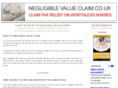 negligiblevalueclaim.com