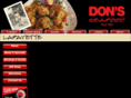 donsseafoodhutlafayette.com