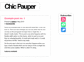 chicpauper.com