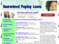 guaranteedpaydayloans.org