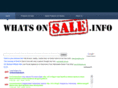 whatsonsale.info