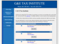 g-etaxinstitute.com