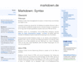markdown.de