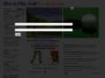 howtoplaygolfforbeginners.net