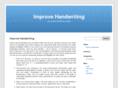improvehandwriting.com