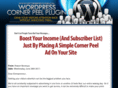 wordpresscornerpeelplugin.com