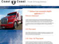 coast2coasttruckdrivingschool.com