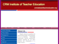 crminstituteofteachereducation.org