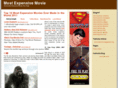 mostexpensivemovie.net