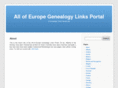 allofeuropegenealogy.com