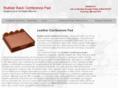 rubberbackconferencepad.com