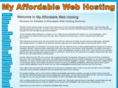 myaffordablewebhosting.com
