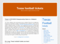 texasfootballtickets.info