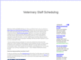 veterinarystaffscheduling.com