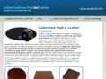 leatherconferencepadsandcoasters.com