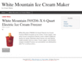 whitemountain-icecreammaker.com