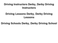 drivinginstructorsderby.com