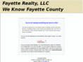 fayetterealtyllc.com