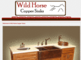 wildhorsecoppersinks.com