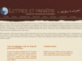 lettres-et-paraitre.com