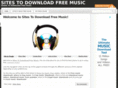 sitestodownloadfreemusic.com