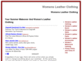 womensleatherclothingonline.com