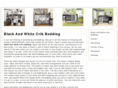 blackandwhitecribbedding.com