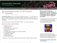 concentrationexercises.com