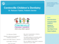 centrevillechildrensdentistry.com