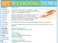 myweddingvows.com