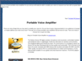 portablevoiceamplifier.com