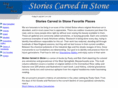 storiescarvedinstone.com