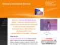 donnassecretarialservice.com