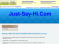 just-say-hi.com