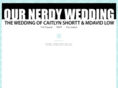 ournerdywedding.com