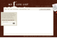 mylifelist.org
