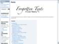 forgottentexts.com