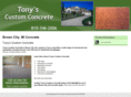 tonyscustomconcrete.com