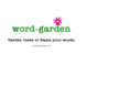 word-garden.com