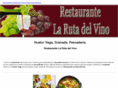 restaurantelarutadelvino.net