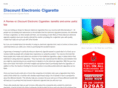 discountelectroniccigarette.com